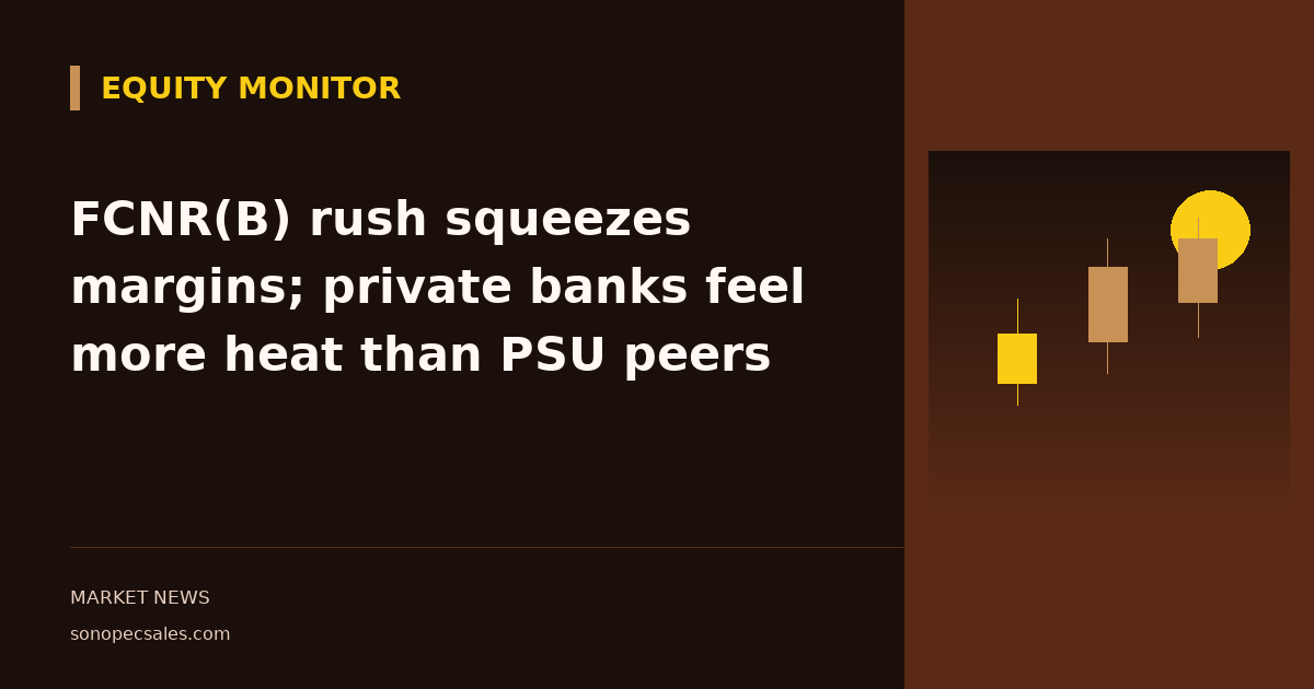 FCNR(B) rush squeezes margins; private banks feel more heat than PSU peers