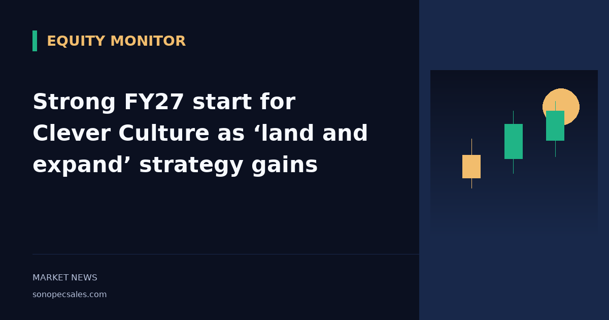 Strong FY27 start for Clever Culture as ‘land and expand’ strategy gains